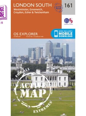 海外直订London South, Westminster, Greenwich, Croydon, E... 伦敦南部、威斯敏斯特、格林威治、克罗伊登、埃舍尔和特威