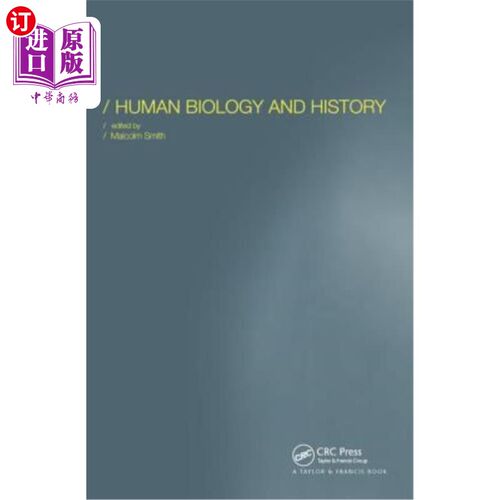 海外直订Human Biology and History 人类生物学与历史