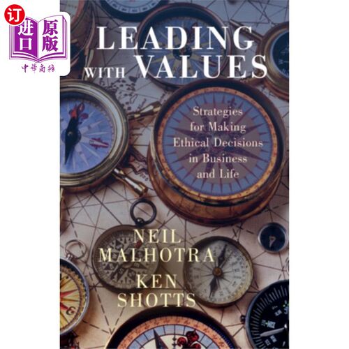 Leading With Values 价值观领导【中商原版】