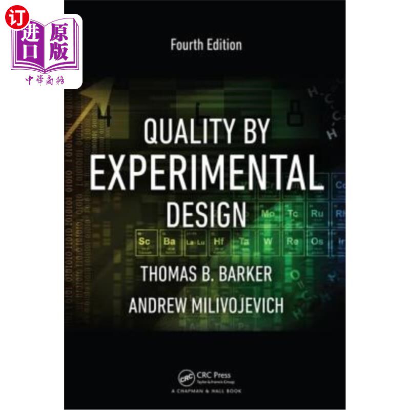 海外直订Quality by Experimental Design 实验设计的质量