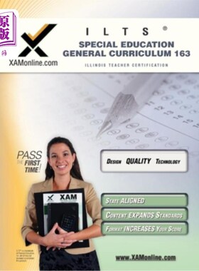 海外直订Ilts Special Education General Curriculum Test 163 Teacher Certification Test Pr ILTS特殊教育普通