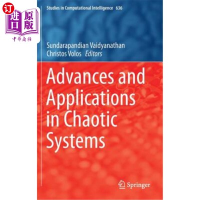 海外直订Advances and Applications in Chaotic Systems 混沌系统的研究进展与应用