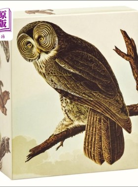 海外直订Audubon Owls QuickNotes 奥杜邦猫头鹰速递