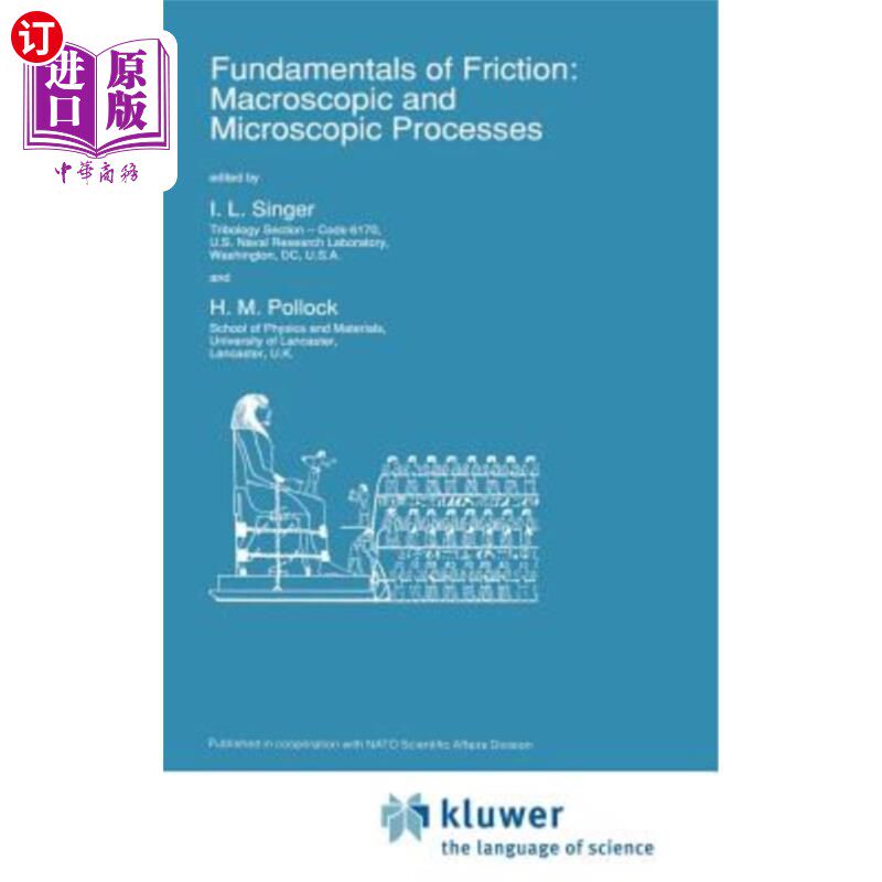 海外直订Fundamentals of Friction: Macroscopic and Microscopic Processes 摩擦基础：宏观和微观过程