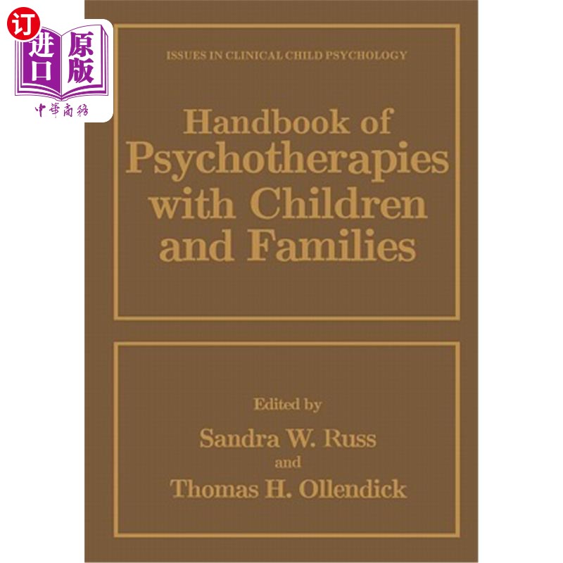 海外直订医药图书Handbook of Psychotherapies with Children and Families 儿童和家庭心理治疗手册