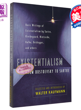 存在主义 从陀斯妥也夫斯基到沙特 英文原版 Existentialism from Dostoevsky to Sartre Walter Kaufmann【中商原版】
