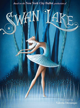 天鹅湖 英文原版 Swan Lake 精装 经典芭蕾舞剧故事绘本 纽约市芭蕾舞团【中商原版】