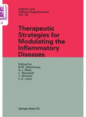 海外直订医药图书Therapeutic Strategies for Modulating the Inflammatory Diseases 调节炎症性疾病的治疗策略