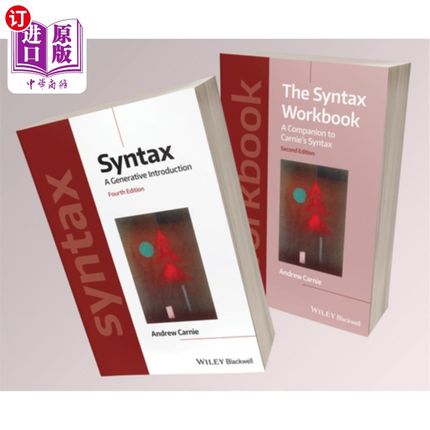 海外直订Syntax: A Generative Introduction 4e & the Syntax Workbook 2e Set 语法:生成式介绍4e和语法练习册2e集