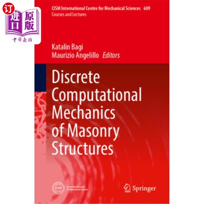 海外直订Discrete Computational Mechanics of Masonry Structures 砌体结构的离散计算力学