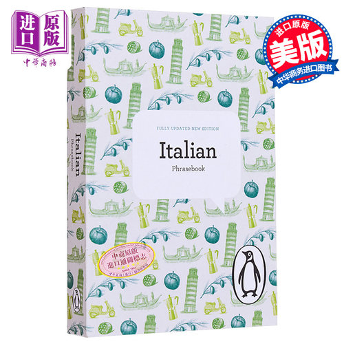 Penguin Italian Phrasebook 意大利语短语手册第四版（企鹅短语书库）意大利语学习 原版图书教材教辅参考工具书【中商原版?
