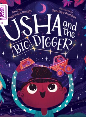 海外直订Usha and the Big Digger 乌莎和大挖掘者