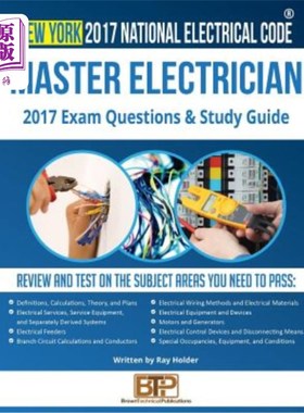 海外直订New York 2017 Master Electrician Study Guide 纽约2017年电工硕士学习指南