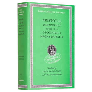 预售 亚里士多德 形而上学 卷二 洛布古典丛书 原文希英对照版 英文原版 Metaphysics Volume II Aristotle【中商原版】