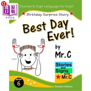 Birthday ASL手语标志 Signs Day Ever 有史以来最好 ASL Surprise ：生日惊喜 海外直订Best Sign 一天 Language