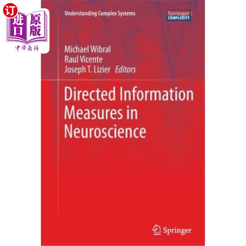 海外直订Directed Information Measures in Neuroscience 神经科学中的定向信息测量