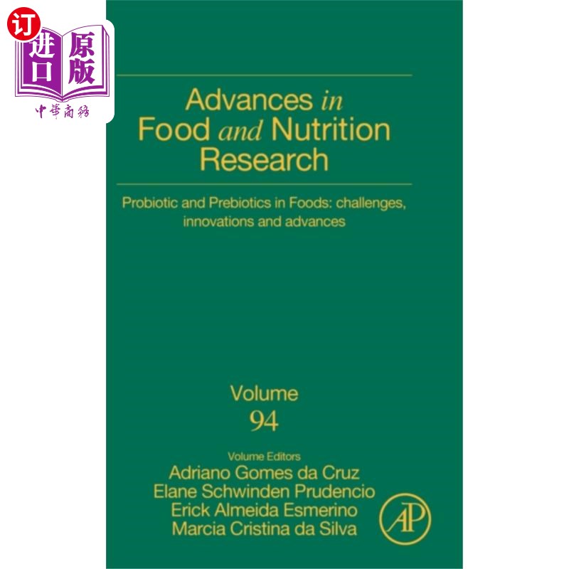 海外直订Probiotic and Prebiotics in Foods: Challenges, I... 食品中的益生菌和益生元：挑战、创新和进展