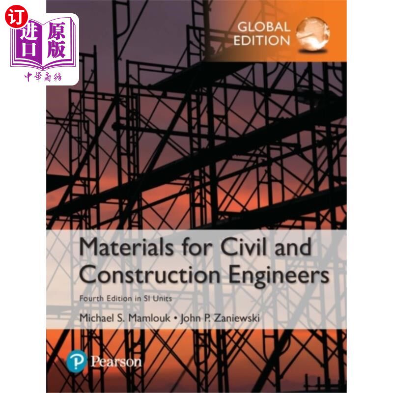 海外直订Materials for Civil and Construction Engineers i... SI单元中土木和建筑工程师的材料