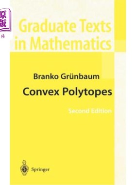 海外直订Convex Polytopes 凸多面体