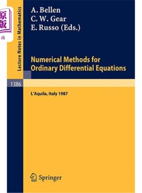海外直订Numerical Methods for Ordinary Differential Equations: Proceedings of the Worksh 常微分方程的数值方法：1987