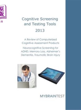 海外直订医药图书Cognitive Screening and Testing Tools: Computerized Cognitive Assessment Product 认知筛查和测试工具