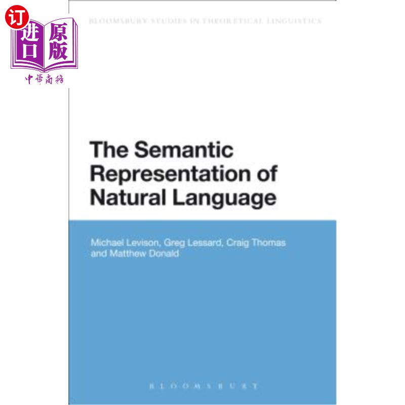 海外直订The Semantic Representation of Natural Language 自然语言的语义表征