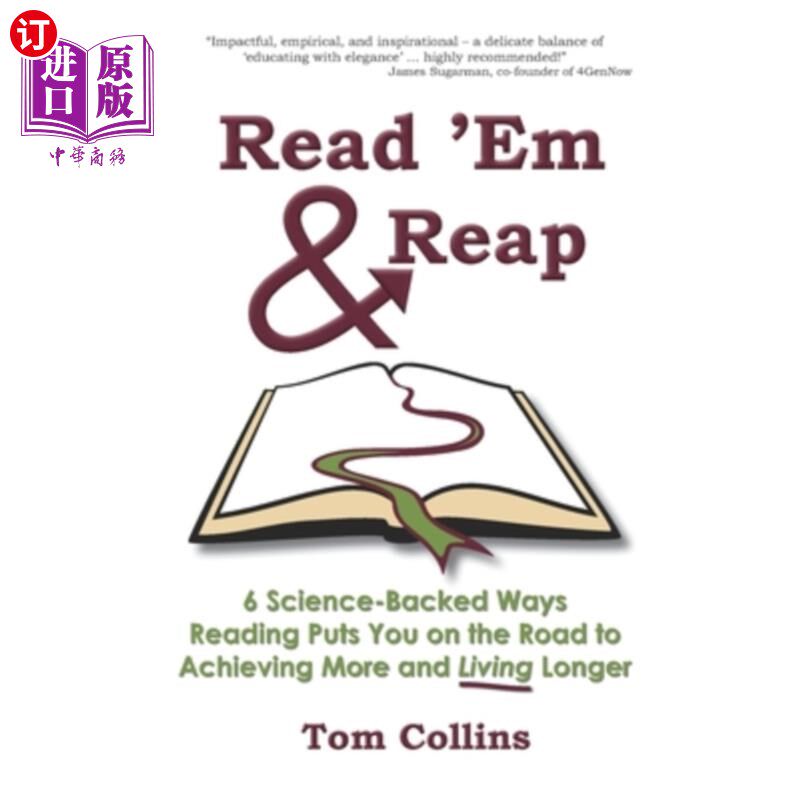 海外直订Read 'Em & Reap: 6 Science-Backed Ways Reading Puts You on the Road to Achieving 阅读Em & Rea