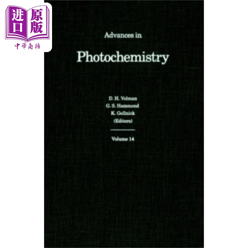现货 光化学进展 第14卷 Advances In Photochemistry Volume 14 英文原版 David Volman 中商原版图片