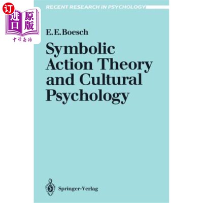海外直订Symbolic Action Theory and Cultural Psychology 象征行动理论与文化心理学