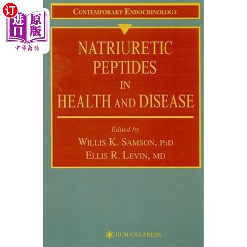 海外直订医药图书Natriuretic Peptides in Health and Disease 利钠肽在健康和疾病中的作用