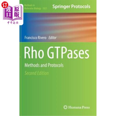 海外直订Rho Gtpases: Methods and Protocols rho gtpases:方法和协议