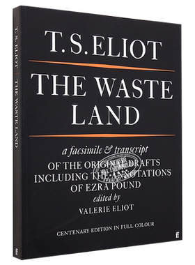 艾略特 荒原 原稿复刻版 The Waste Land Facsimile 英文原版 T S Eliot 文学 经典 大师 戏剧 诗歌【中商原版】