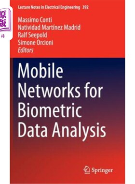 海外直订Mobile Networks for Biometric Data Analysis 用于生物特征数据分析的移动