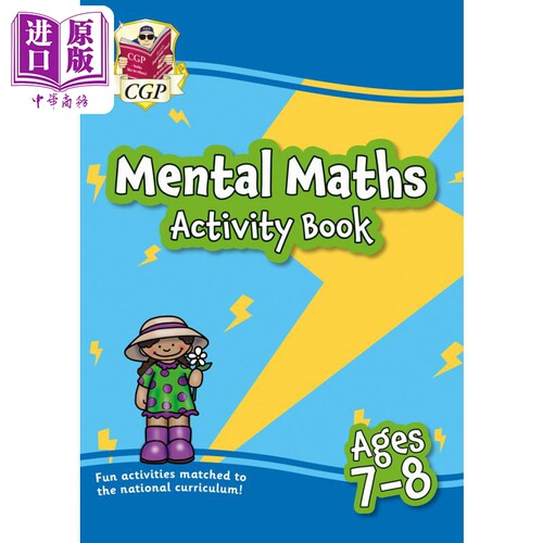 New Mental Maths Activity Book for Ages 7-8 (Year 3) 7-8岁心算活动练习册（三年级）英文原版小学教辅参考书【中商原版?