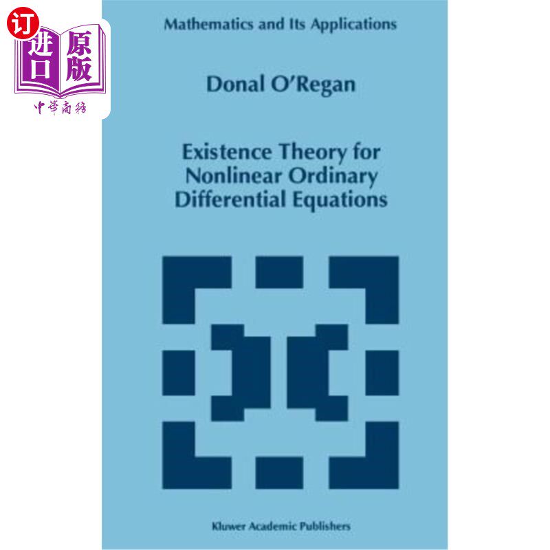 海外直订Existence Theory for Nonlinear Ordinary Differential Equations 非线性常微分方程的存在性理论