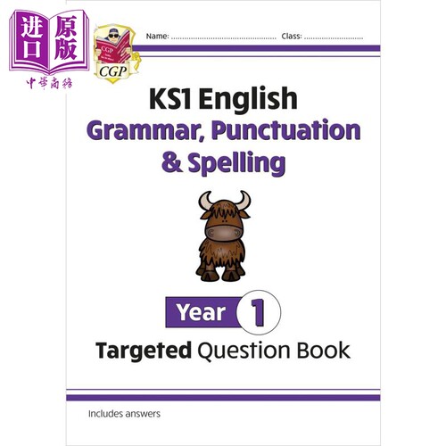 KS1英语针对问题书语法标点拼写