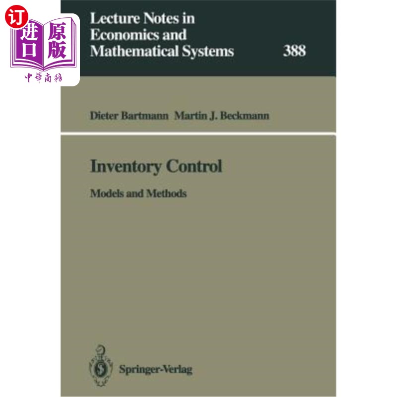 海外直订Inventory Control: Models and Methods 库存控制:模型与方法