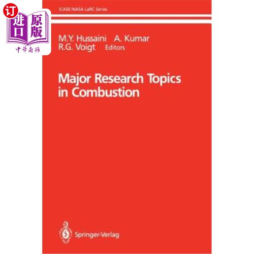 海外直订Major Research Topics in Combustion 燃烧领域的主要研究课题