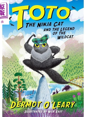 忍者猫托托5 忍者猫托托野猫传说 英文原版 忍者猫托托系列 Toto The Ninja Cat And The Legend Of The Wildcat Toto猫