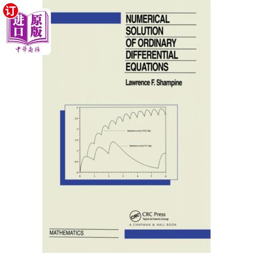 海外直订Numerical Solution of Ordinary Differential Equa... 常微分方程的数值解