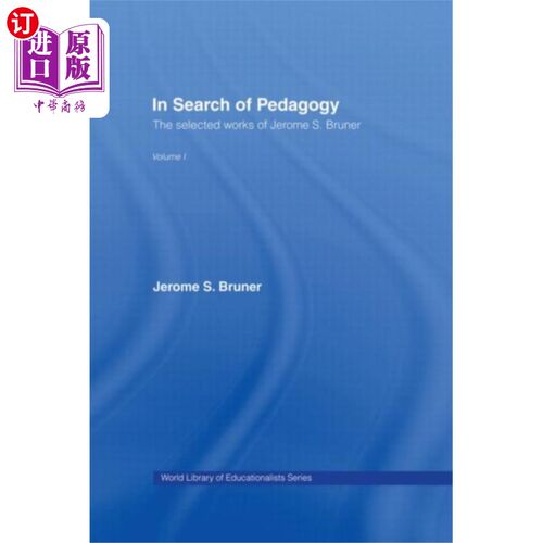 海外直订In Search of Pedagogy Volume I 教育学研究第一卷