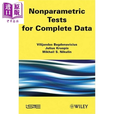 现货 纳米参数测试 Nonparametric Tests For Complete Data Vilijandas Bagdonavicius 英文原版 中商原版 Wiley【中商原版】