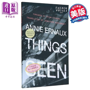 年诺贝尔文学奖得主 Things Annie Ernaux 英文原版 所见所闻 Seen 中商原版 安妮 2022 埃尔诺