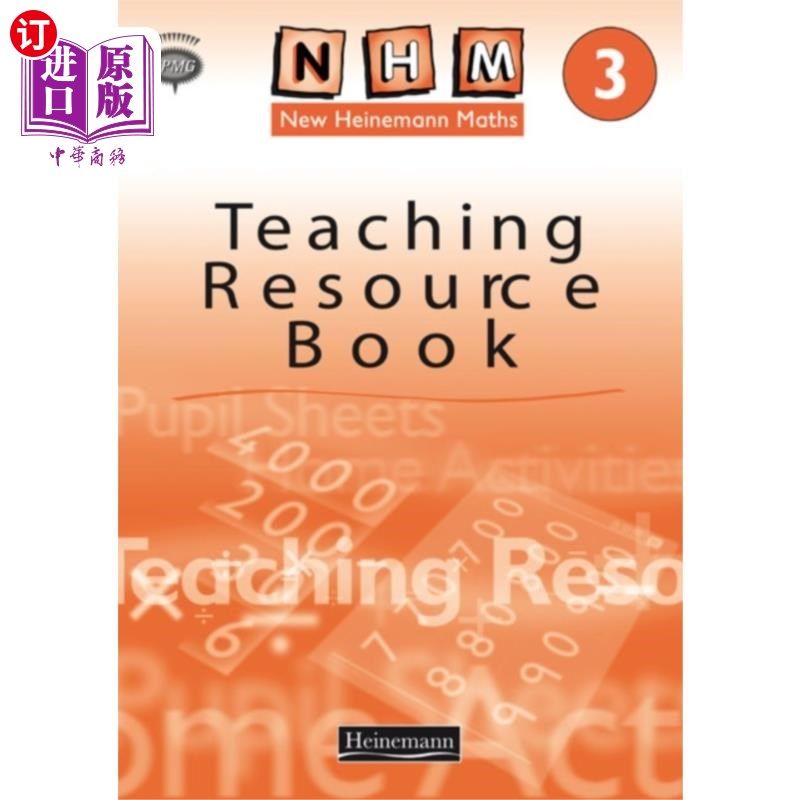 海外直订New Heinemann Maths Yr3, Teacher's Resouces 新海涅曼数学教材，教师资源