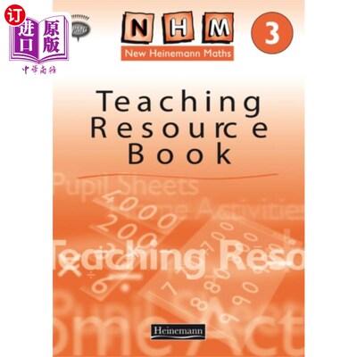 海外直订New Heinemann Maths Yr3, Teacher's Resouces 新海涅曼数学教材，教师资源