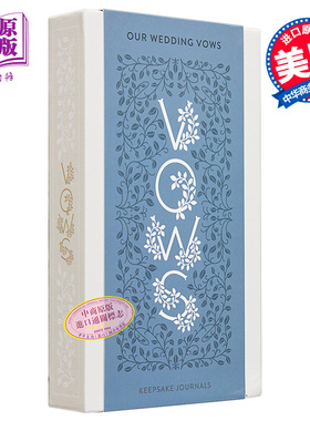 现货 婚礼誓词书Wedding Vows Book A Set of Heirloom Quality Vow Books 英文原版 Korie Herold 爱情与婚姻 【中商原版】