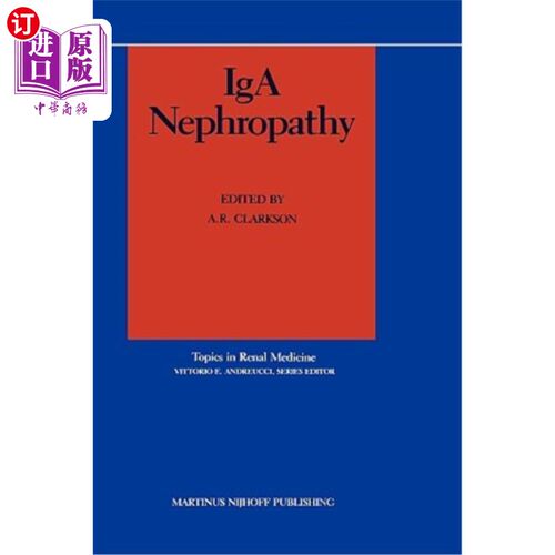 海外直订医药图书IGA Nephropathy IGA肾病