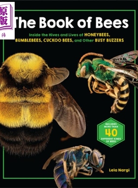 蜜蜂之书 蜂巢内部和蜜蜂 大黄蜂 布谷鸟和其他忙碌的蜂群的生活 英文原版 The Book of Bees Lela Nargi 百科 科普【中商原?