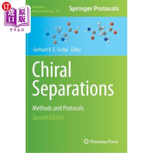 海外直订Chiral Separations: Methods and Protocols 手性分离:方法和协议