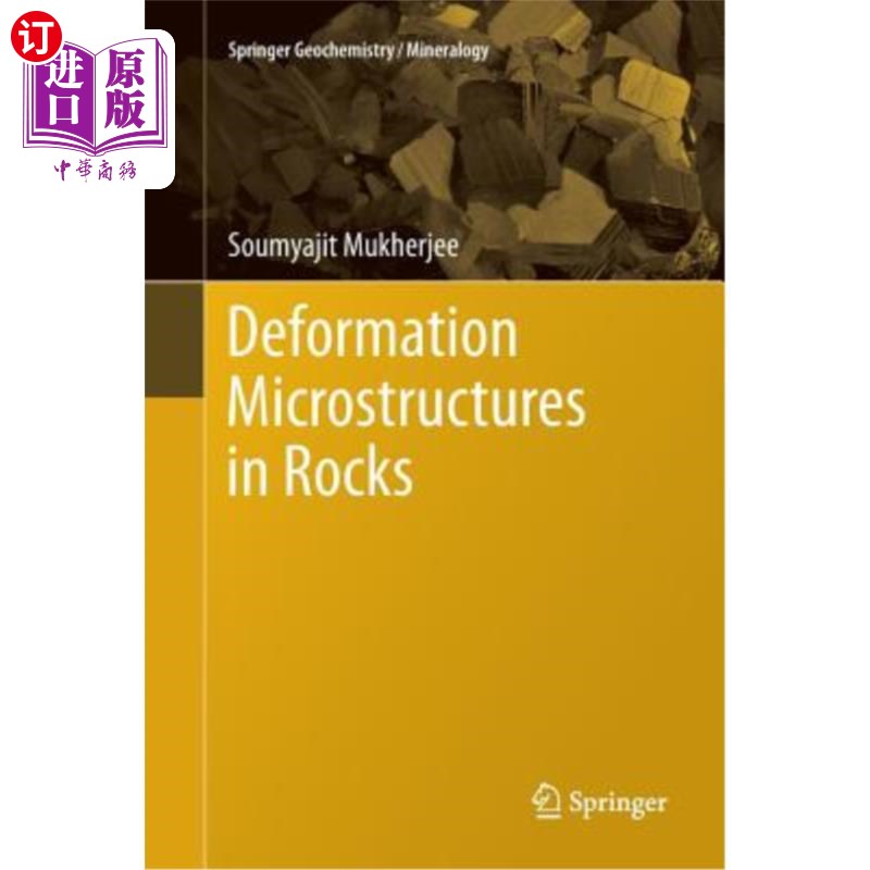 海外直订Deformation Microstructures in Rocks 岩石的变形微结构